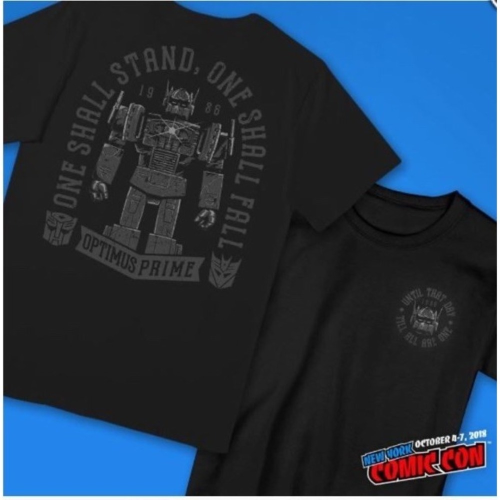 Super7 2018 NYCC exclusive Transformers Optimus Prime T Shirt Black 3X Graphic